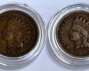 Indian Head Pennies-Late 1800's to Early 1900's