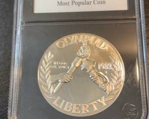 1989 Seoul Olympiad Silver Dollar