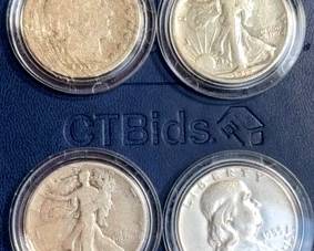 HalfDollars Barber, Walking Liberty  Franklin