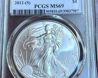 Silver Eagle 2012 PCGS MS69