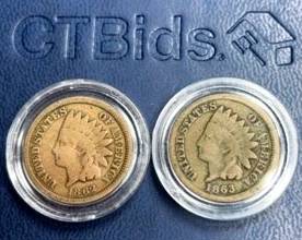 Indian Head Pennies-Late 1800's to Early 1900's