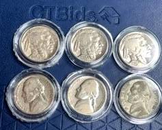 Nickels Buffalo  Jefferson