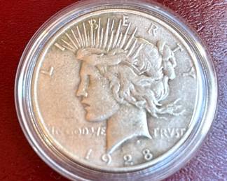 1928s Peace Silver Dollar