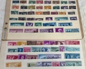 Stamp Collection Large Number of single stamps