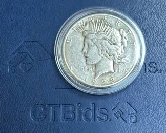 1923S Peace Silver Dollar
