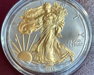 2011 Enhanced Silver Eagle Coin