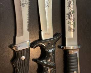 Fixed blade survival knives
