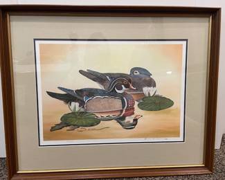 Ducks Unlimited Numbered & Autographed Print