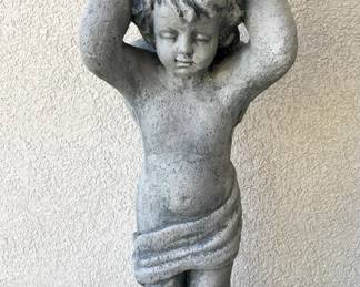 Stone Bird Bath Statue