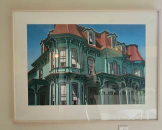 Original michael Pyrdsa  fine art pastel on rag paper. 