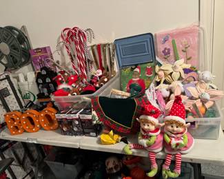 Collection of Holiday Decorations & Children's Toys
