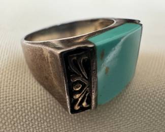 Sterling Silver & Turquoise Ring
