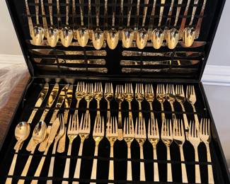 Lifetime Cutlery "Gold" Flatware Set
