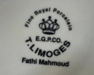 Egyptian Limoges Porcelain China (15pc)