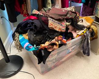 Huge Collection of Women's Scarves