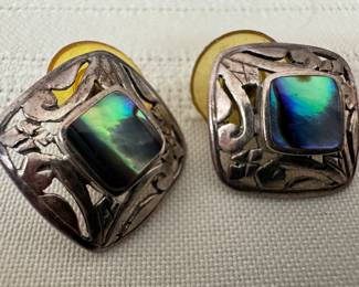 Sterling Silver & Abalone Earrings
