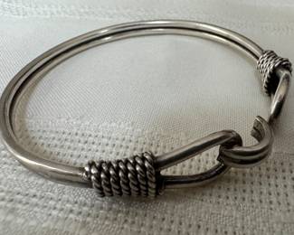 Sterling Silver Clasp Bracelet