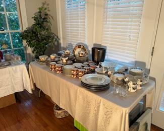 Huge Collection of China, Glass & Dining Accessories