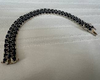 Sterling Silver with DBJ Precious Stones Bracelet