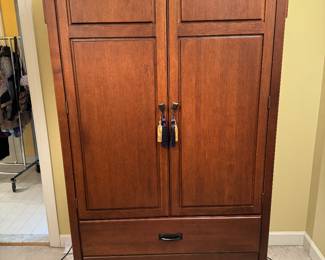 Nadeau 2 Door / 2 Drawer Armoire (21"D x 48"W x 72"H)