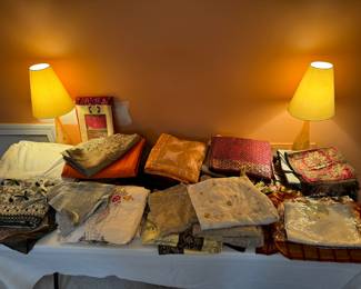 HUGE Collection of Table Cloths & Fine Linens