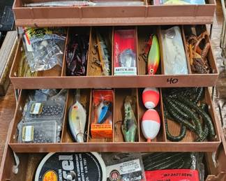 TACKLE BOX AND LURES