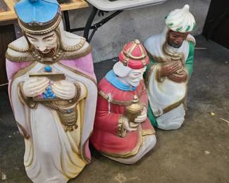 CHRISTMAS BLOW MOLDS