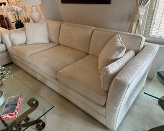 Cream white sofa