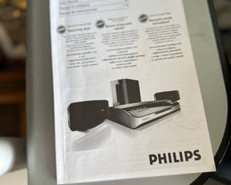 Philips home theatre system complete and with manual