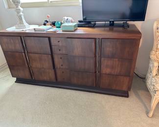 Dresser matches chest, mirror also included just not put together