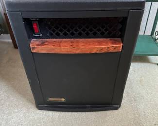Nice heater makes a side stand or end table 