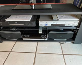 Sony satellite receiver, Sony DVD and VCR combo player recorder, parts of the Philips system