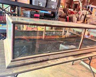 Display Cabinet with Mercury Glass Mirrors