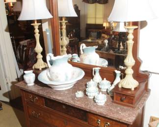 ANOTHER EASTLAKE MARBLE TOP DRESSER