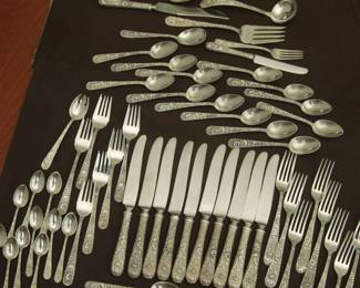 S. KIRK & SONS , STERLING "REPOUSSE