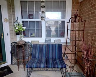 Patio Glider, other patio pieces