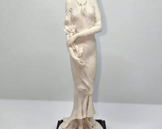 G. Armani statue Lady with Flowers 8"