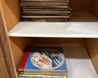 Various records and 45’s. See list of 45’s. 