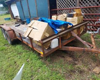 Tandem axle utility trailer - Has a Bill of Sale only