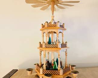 Erzgebirge German Three Tier Nativity