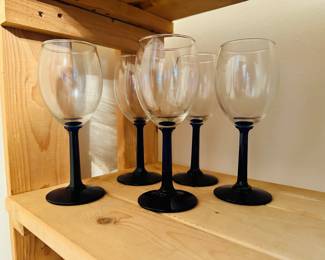 Cobalt Stemware