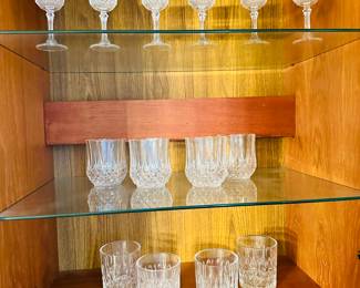 Crystal Stems, Flutes and Rocks Glasses