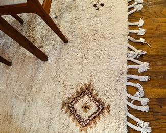 Wool Swedish MCM Shag Rug