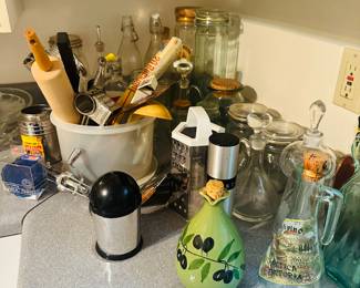 Misc. Bottles, Oil and Vinegar Bottles