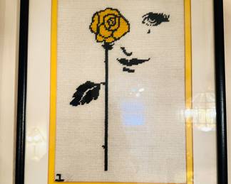 Needle Point Framed Art