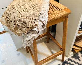 Stool, Crochet Dining Table Linen