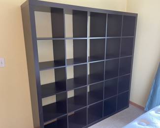 IKEA storage cubby system…will need to be dismantled with an Allen wrench to bring it down from upstairs…bring someone to help you carry it