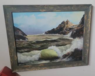 Original oil painting seascape