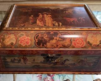 Adam Style Painted Reserve Jewelry Box