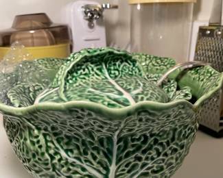 1950's Portuguese Cabbage Pattern Plates